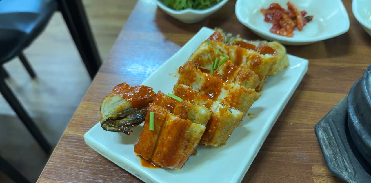 장어구이정식 플레이트